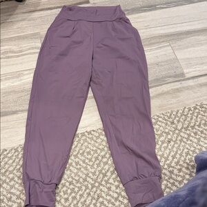 ALO Yoga Lavender High-Waisted Joggers